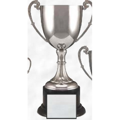15 1/2" Tuscany Series Metal Trophy Cup Mounted on Synthetic Base