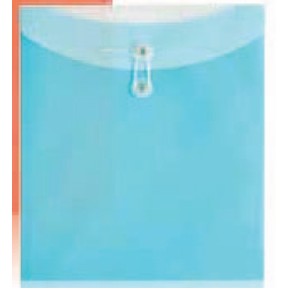 Blueberry Blue 2 Pocket Poly Envelope (10"x12")