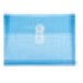 Blue Side Open Envelope w/Button String Closure