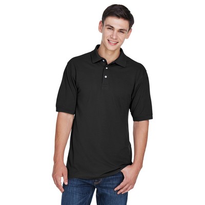 Harriton Men's Easy Blend™ Short Sleeve Polo Shirt