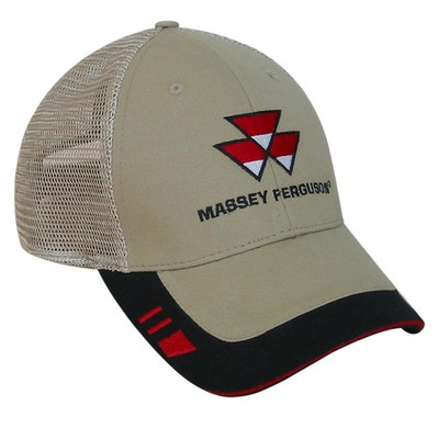 Trucker Mesh Cap w/Visor Accent