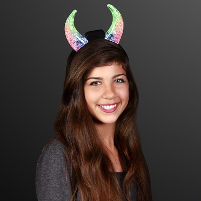 Color Changing LED Devil Horns - BLANK