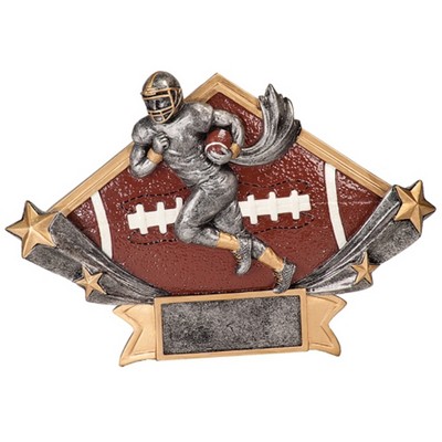Football Diamond Star Trophy (4¼"x6¼")