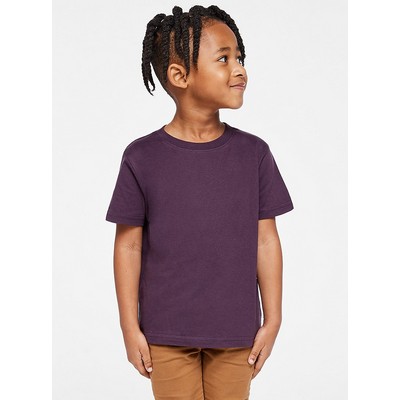 Rabbit Skins Toddler Crew Neck Short Sleeve Fine Jersey T-Shirt