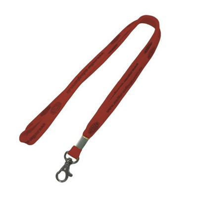 3/8" Maroon Tubular Lanyard (10 Mil)