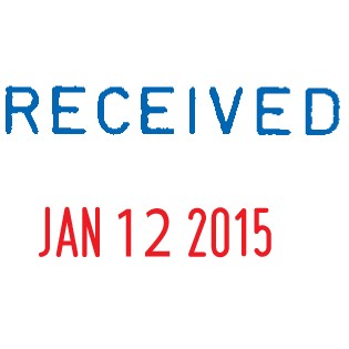 COLOP Self-Inking Stock Die Plate Dater Stamp (5/32" Characters) (Received)