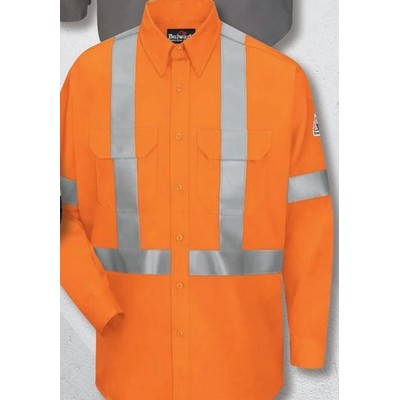 Bulwark™ Uniform Shirt w/CSA Reflective Trim - Orange