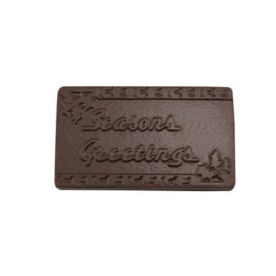 Seasons Greetings Small Chocolate Business Card
