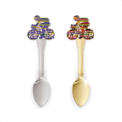 Spoon w/Soft Enamel Lapel Pin (Up to 1.5")