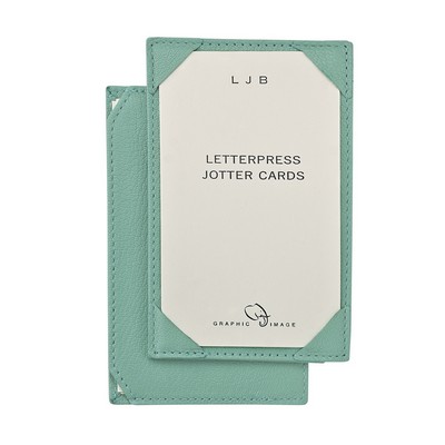 Jotter Memo Pad w/Goatskin Leather Cover