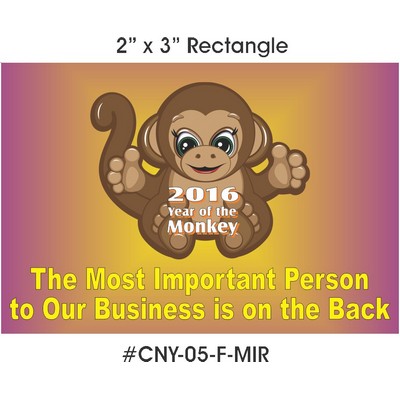 Chinese New Year/2016 Monkey Hand Mirror (2"x3")