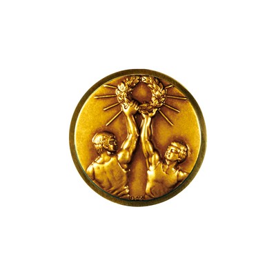 Club Lorente Round 1" Lapel Pin- Victory Male