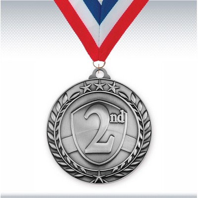 3D Sports & Academic Medal / Second Place