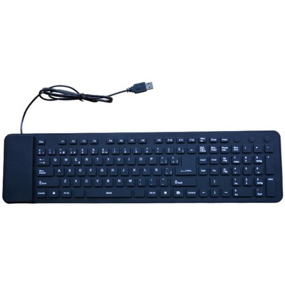 109 Keys Portable USB Silicone Keyboard