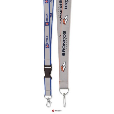 Reflective Lanyard w/1 color imprint (3/4")