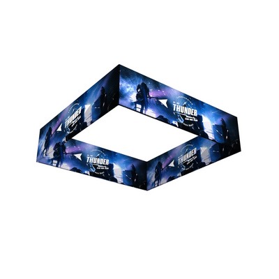 Square Premier Hanging Banner Double-Sided - 10'x3'