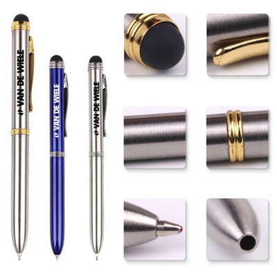 2" 1 Stainless Steel Stylus Pen
