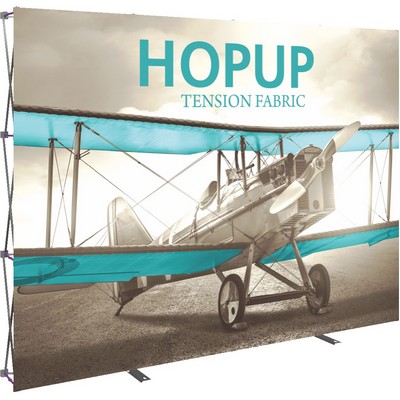 Hopup™ 10' Full Height Straight Display & Front Graphic