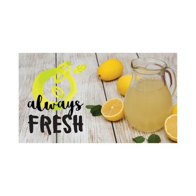 Rectangle Sticker | Square Corner | 2" x 3 1/2" | White Static | Static Back | Digital