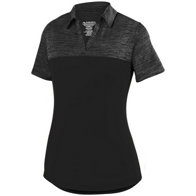 Augusta Sportswear Ladies Shadow Tonal Heather Polo