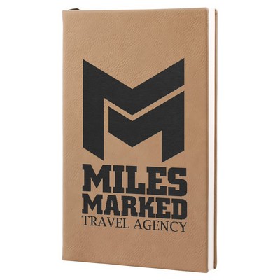 Leatherette Journal with Lined Notepad