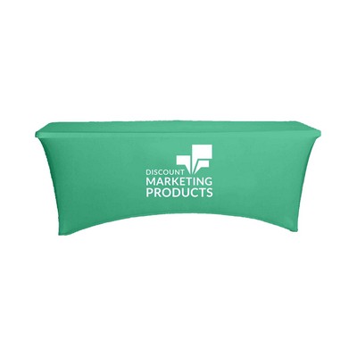 6' Standard Fitted Stretch Table Cover - Standard Fabric