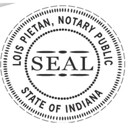 Xstamper® N53 Round Stamp - 1 9/16" Impression