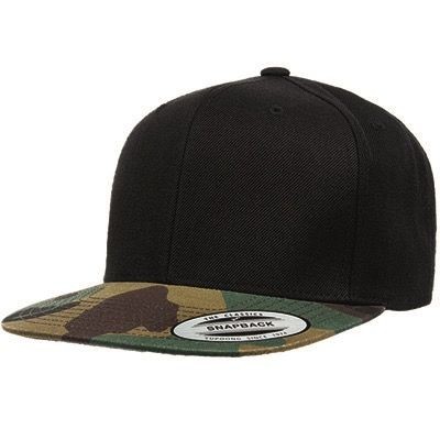 YP Classics® Premium Snapback Two-Tone Camo Cap