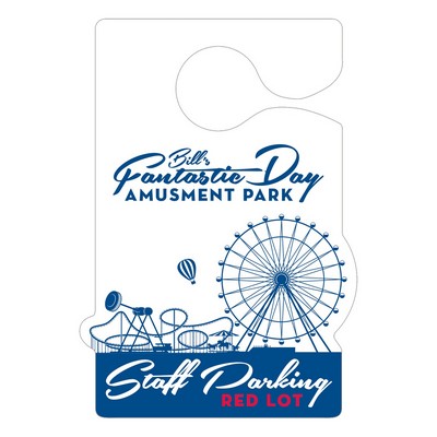 Plastic Sign | Custom | Die Cut Shape | .035" Thickness | 94 to 116 Sq In