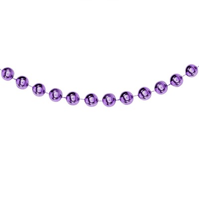 33" Metallic Light Lavender Beads