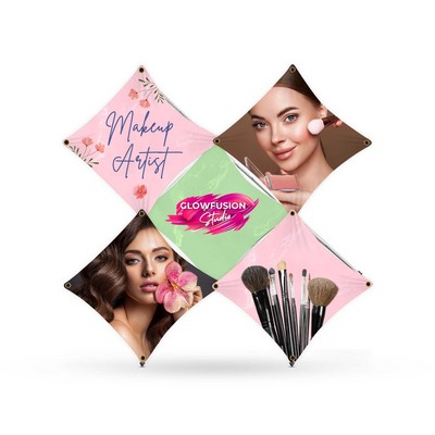 X Micro GeoMetrix Table Top Display, Single Sided Package (12.60" x 12.60")