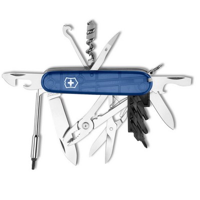 Swiss Army® Translucent Sapphire Blue Cybertool M Knife