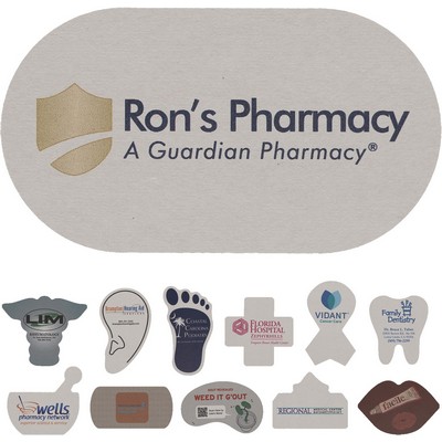 55 pt Stock Shape Pulpboard Coasters - Shape Category: Health