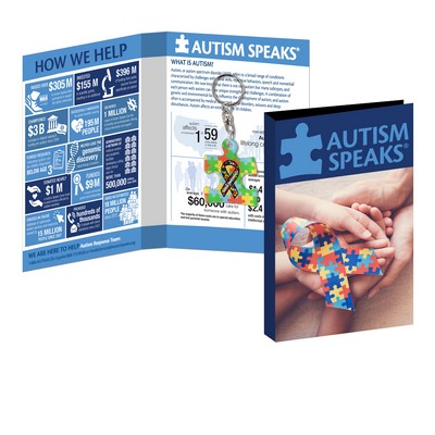 Tek Booklet with 2 Square Inch Acrylic Keychain