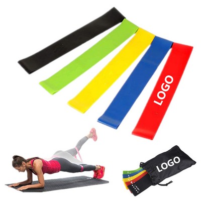 Sets of Five Exercise Resistance Loop Bands