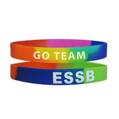 Marbled Imprinted Silicone Bracelet