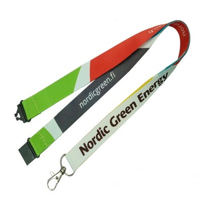 3/4" Neck Breakaway Buckle Lanyard