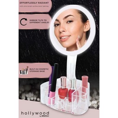 Vivitar® Hollywood by Vivitar 24 LED Lighted Tri-Fold Mirror