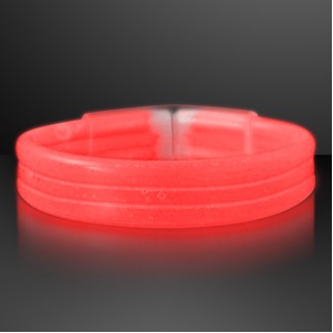Thick Red Glow Bracelet - BLANK