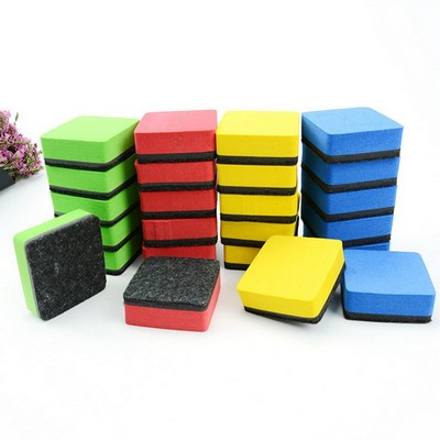 Square Magnetic Whiteboard & Chalkboard Dry Eraser