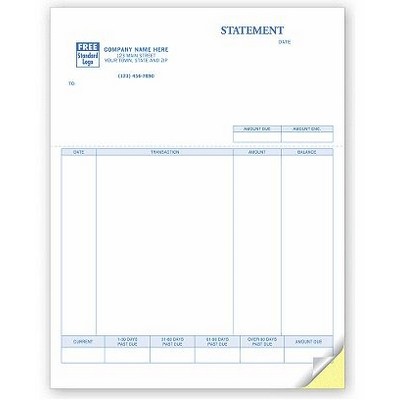 Classic Laser Statement w/ Perforation (1 Part)