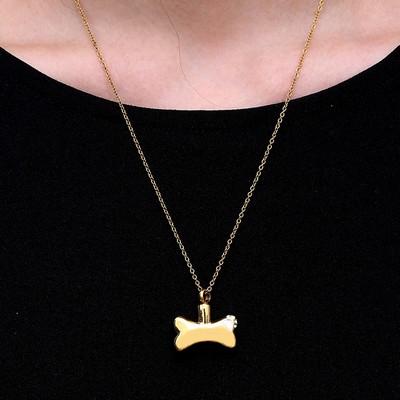 Dog Bone Urn Necklace