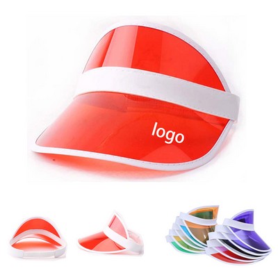 UV Protection PVC Visor Cap