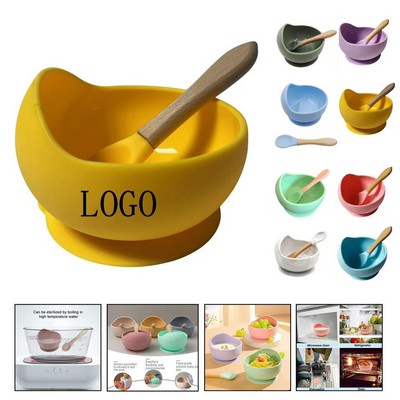 Silicone Baby Bowl and Spoon Set
