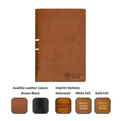Full-Grain Leather Junior Portfolio Folder | Fits Junior Lined leg pad | Handmade in the USA