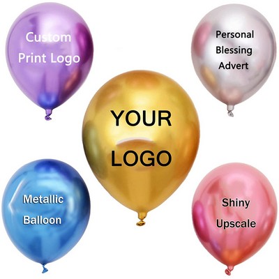 Custom-printed 10/12" Metallic Balloon Wedding Decoration Balloons