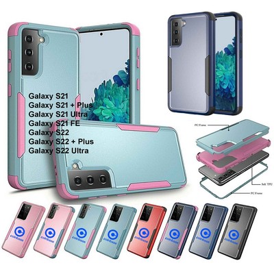 iBank ® Shockproof Case compatible with Galaxy S22 + Screen Protector