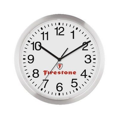 12" Slim Metal Wall Clock"