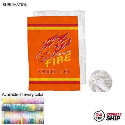 24 Hr Express Ship - Team Blanket in Plush and cozy Mink Flannel Fleece, 30x40, Baby Blanket