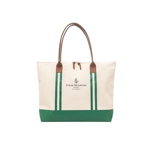 High End Screen Printed Canvas Boat Tote